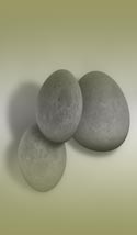 image of three rocks - representing three principals